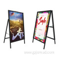 Potable Metal A-Frame Sign Holder Pavement Advertising Board